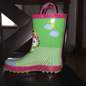 Hello Kitty Frog Rainboots