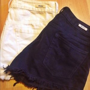 2 High-Waisted Brandy Melville shorts