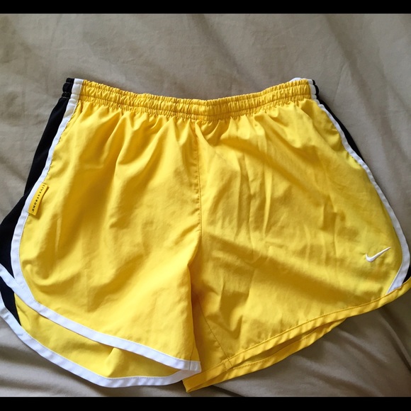 Nike Shorts | Yellow Nike Shorts | Poshmark
