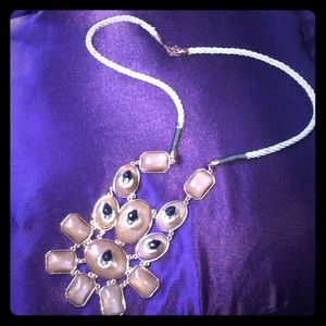 Francesca Brown and Olive Green Necklace