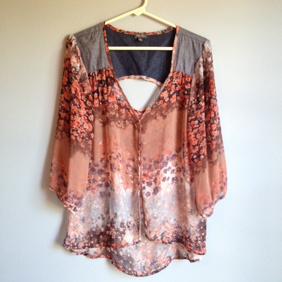 🌸REDUCED🌸 Floral Kimono-Style 3/4 Sleeve Top