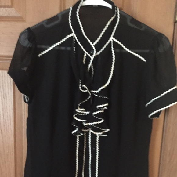 Back rayon blouse - Picture 1 of 1