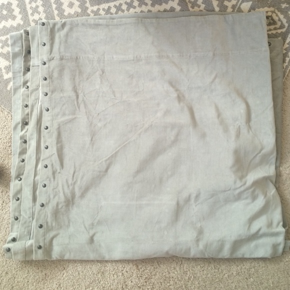 West Elm Velvet Nailhead Curtain