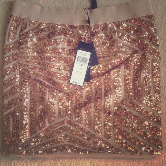 BCBGMaxazria Sequin skirt