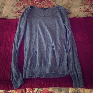 Long sleeve blue sweater