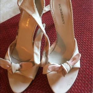 Burberry Shoes - Burberry white heels Burberry Shoes - Burberry white heels