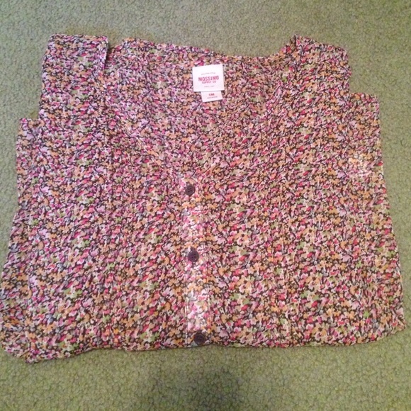 Sheer floral top
