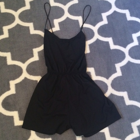 Glamorous black romper