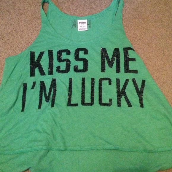 Victoria Secret (Pink) graphic tank.