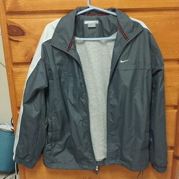 Nike grey windbreaker Jacket