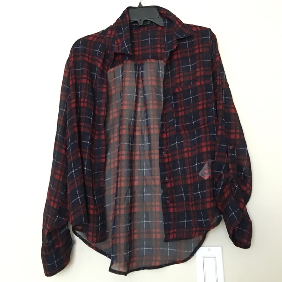 Sheer flannel