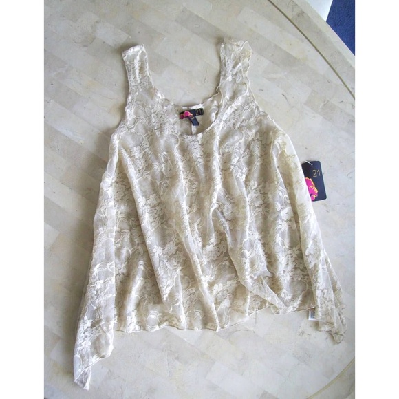 🚫SOLD🚫 Vintage Style Taupe Lace Sheer Draping - Picture 4 of 4