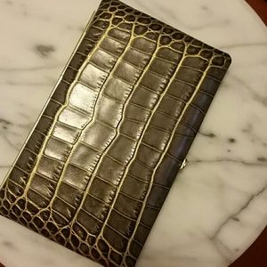 Abas frame wallet clutch