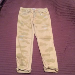 Free People Camo Jeans