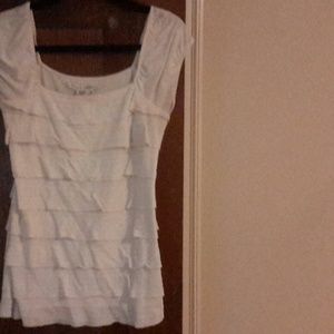White top with layers
