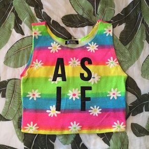 As if crop top