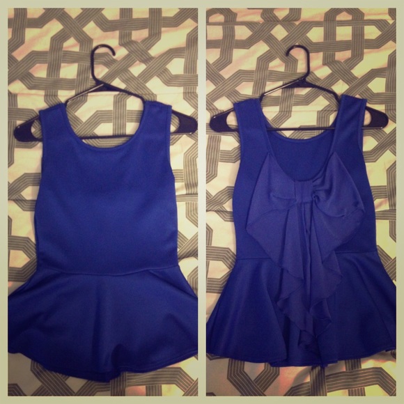 Peplum top