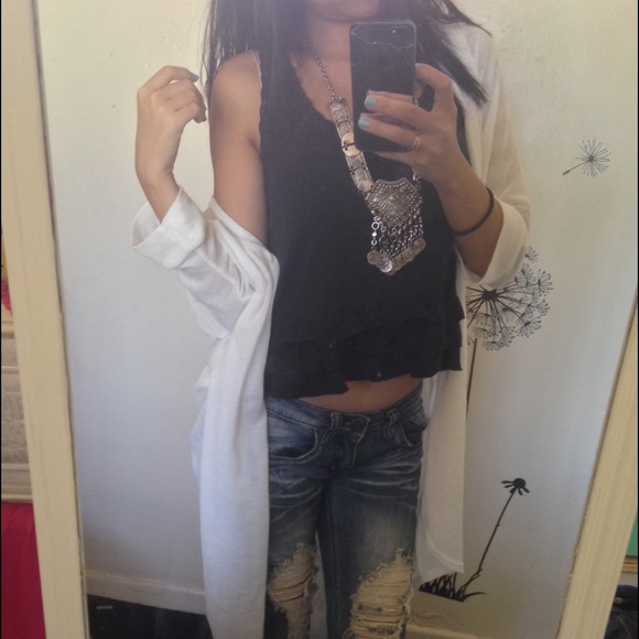Ruffle tank top