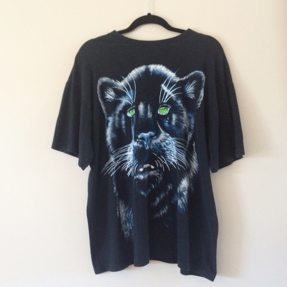 Vintage Tops - Green Eyed Panther Tee