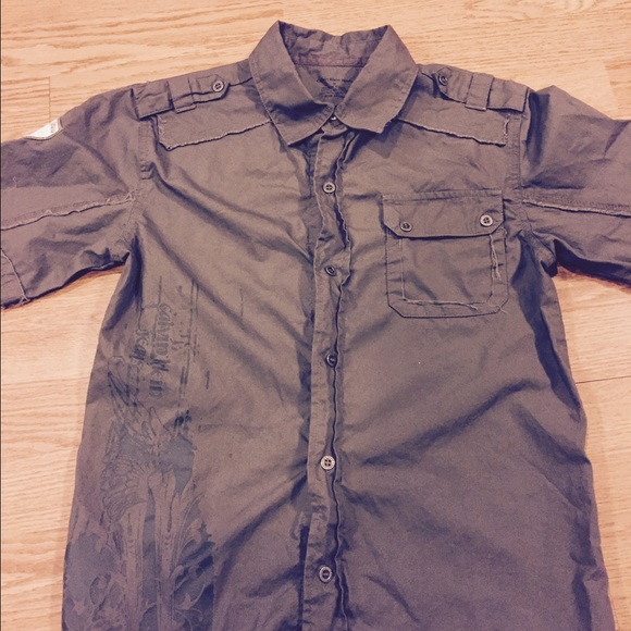 Boys button down top.