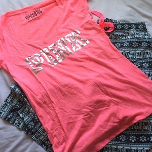 NWOT Pink PJ Set
