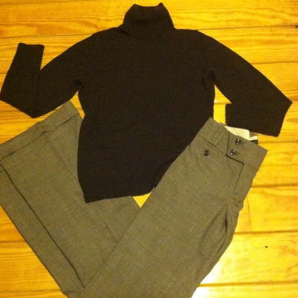 Banana Republic Merino Wool Brown Sweater Med