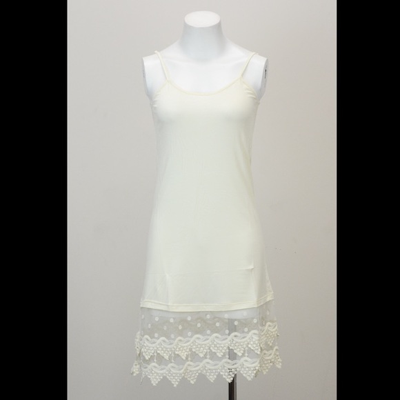🏆HOST PICK🏆Ivory Extender Cami Dress/Tunic - Picture 3 of 4