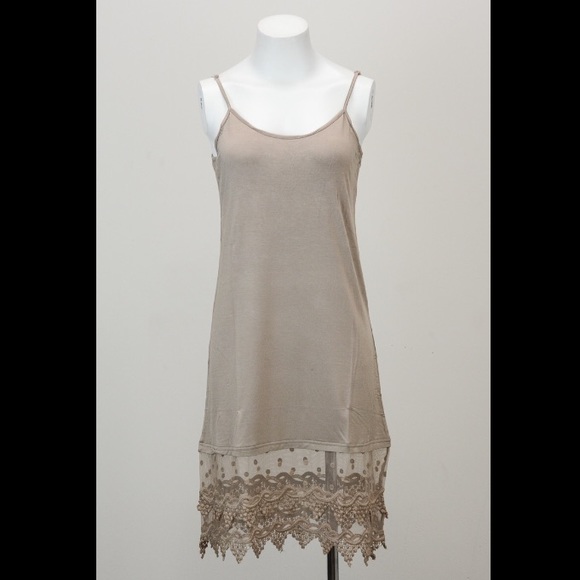 Mocha Cami Extender Tunic/Top//Dress - Picture 3 of 4