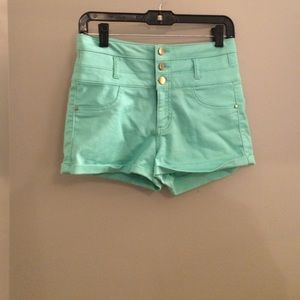 High waisted shorts