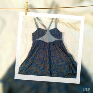 Free People Blue Floral Dress