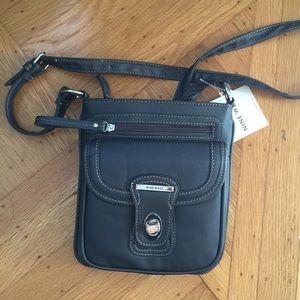 Gun metal crossbody