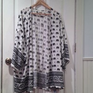 Adorable Elephant Kimono