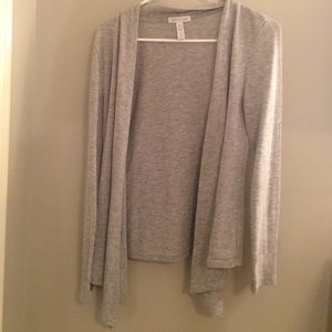 Grey cover up sweater