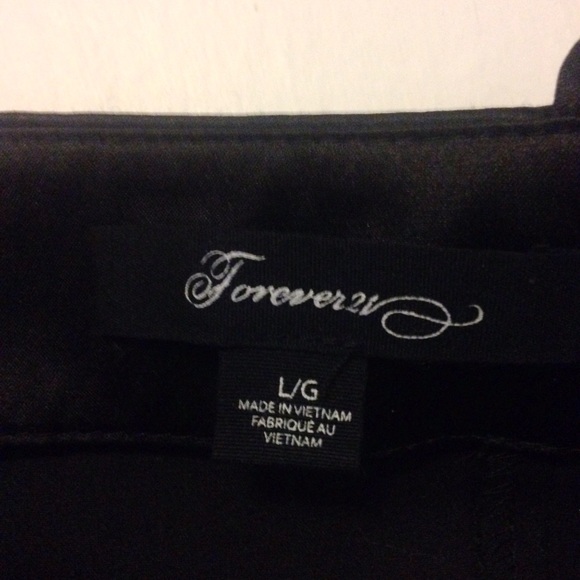 Forever 21 Black Satin Dress - Picture 3 of 4