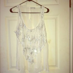 Plus Size Sheer Top