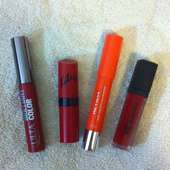 Rimmel, revlon, ELF, and ulta lippie bundle