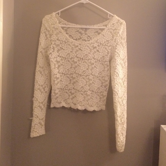 Lace crop top