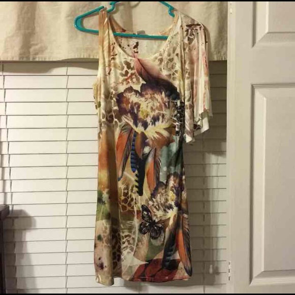 Neutral tone dress