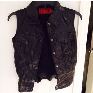Tripp pleather vest