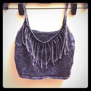 Mostly cotton crop top. Great for festivals