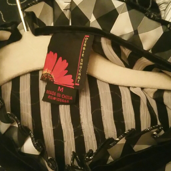 DEBBIE SHUCHAT STRIPE BLOUSE - Picture 2 of 3