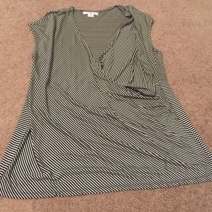 1x Black and White Wrap Sleeveless NWOT