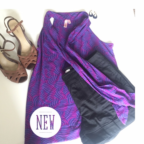 SWEET PEA- purple mesh tank/halter