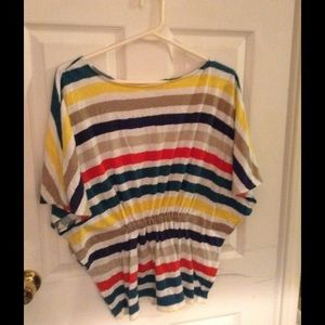 Striped short sleeve shirt