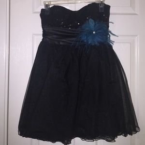 Black Sparkly Homecoming Dress