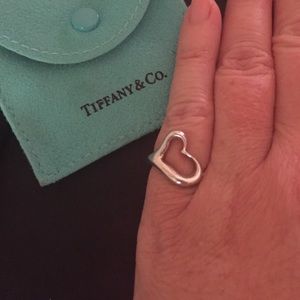 Tiffany&Co Elsa Peretti Open Heart Ring