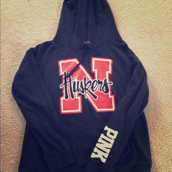 VS PINK Nebraska Huskers Football Hoodie