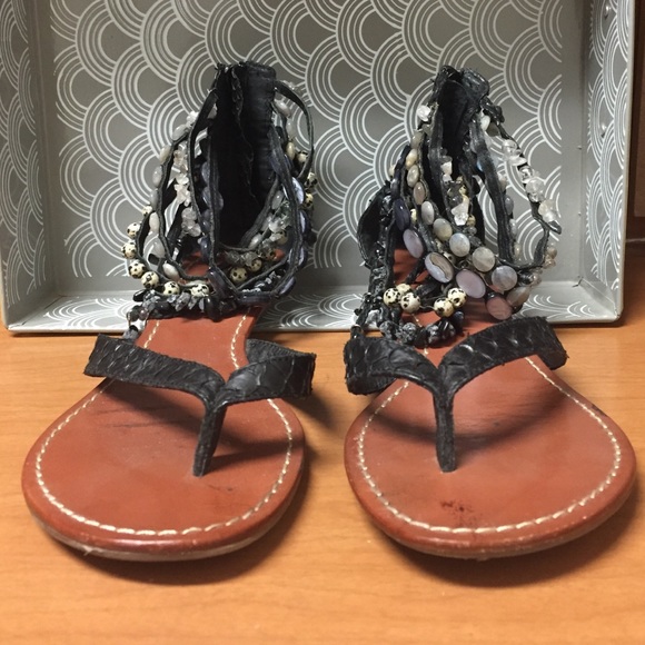 Gorgeous beaded sandals