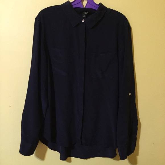 Ann Taylor Long Blouse