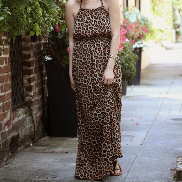 F21 Leopard Print Maxi Dress - Picture 2 of 2